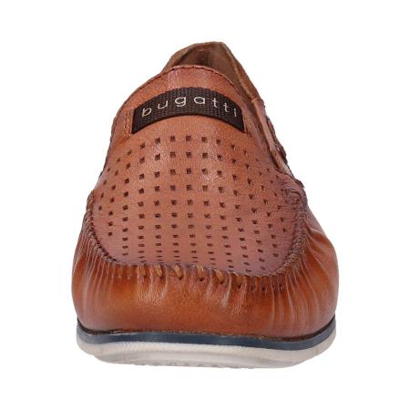 Мужские мокасины Bugatti Chesley 321A2X61-2100, коньячные