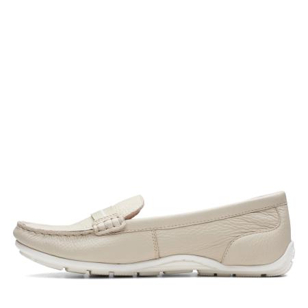 Женские мокасины Clarks Dameo Vine 26140090, белые Женские мокасины Clarks Dameo Vine 26140090, белые
