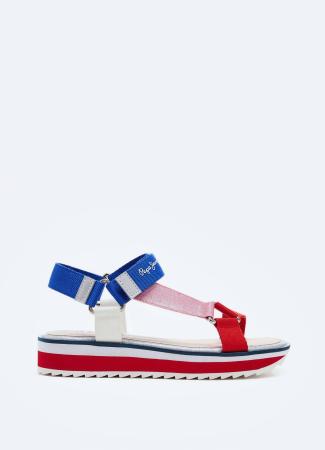 Детские сандалии Pepe Jeans London ALEXA TREK PGS90158, красные