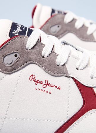 Мужские кроссовки Pepe Jeans London BRITT MAN CAPSULE PMS30752, красный Мужские кроссовки Pepe Jeans London BRITT MAN CAPSULE PMS30752, красный
