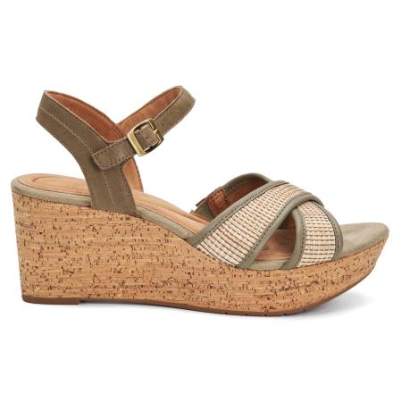 Женские босоножки Clarks Elleri Plum 26171441, хаки