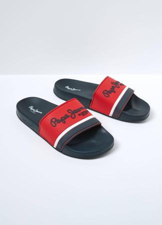 Мужские сланцы Pepe Jeans London SLIDER PORTOBELLO PMS70108, синие