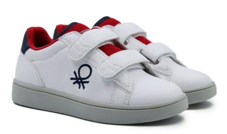 Детские кеды United Colors of Benetton Cupsole BTK124020, белые