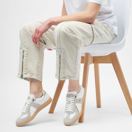 Женские кеды Beverly Hills Polo Club OXFORD MIX BHW515200, белые