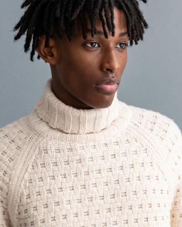 CHUNKY TEXTURE TURTLENECK 8070011