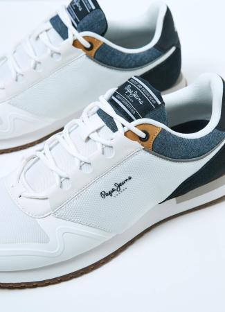 Мужские кроссовки Pepe Jeans London TOUR URBAN SUMMER PMS30834, белые