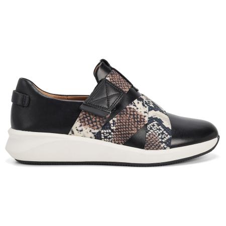 Женские кроссовки Clarks Un Rio Strap 26158612, черные