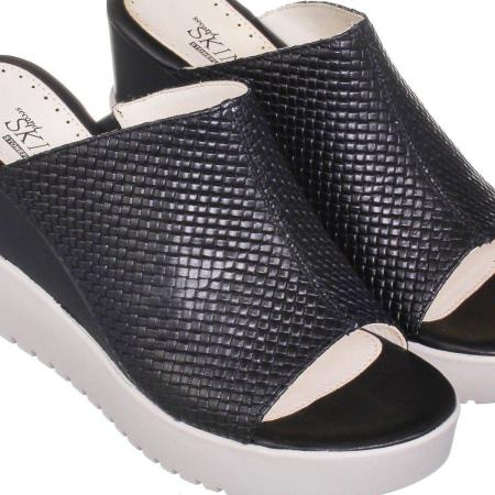 Женские сабо Stonefly ELY 4 CALF INTRECCIATO 211500, черные