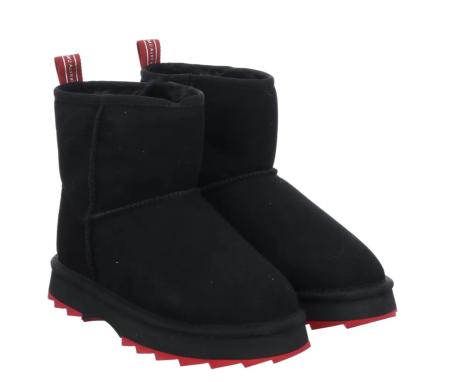 Женские полусапоги из овчины (угги) EMU Australia Sharky Mini W12434, черные