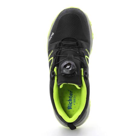 Детские кроссовки Richter low shoes 7813-5192-9901, черные Детские кроссовки Richter low shoes 7813-5192-9901, черные