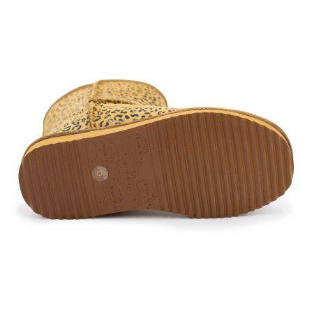 Женские полусапоги из овчины (угги) EMU Ridge SMU Sophie Mini Print RW15003, коричневые