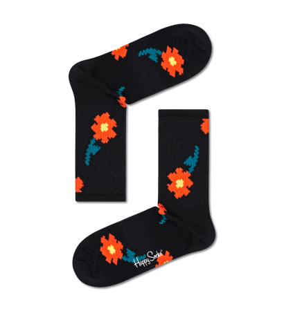 Pixle Flower 3/4 Crew Sock ATPIF14