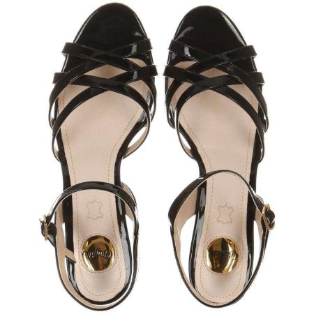 Женские босоножки Buffalo shoes Agneta 1540000, черные