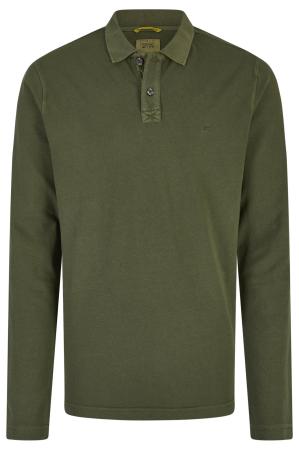 Мужское поло Camel Active Polo Long Sleeve 409865-8P10, зеленое