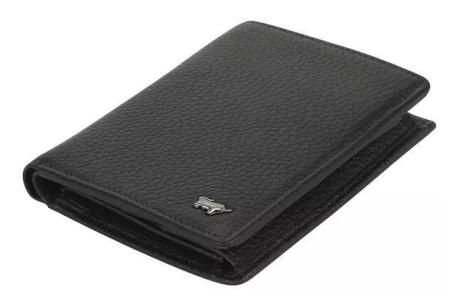Мужской кошелек Braun Buffel TERRA North Coin Wallet 8CS 18736, черный