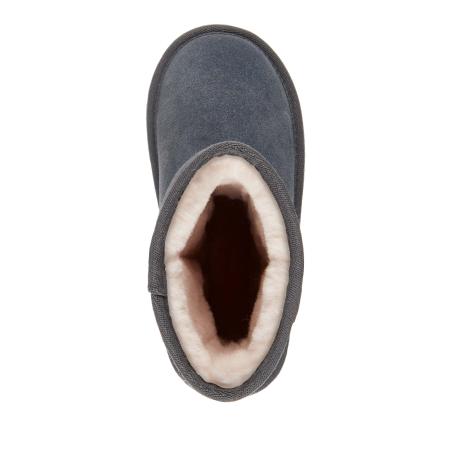 Детские сапоги из овчины (угги) EMU Australia Wallaby Lo Teens T10102, серые