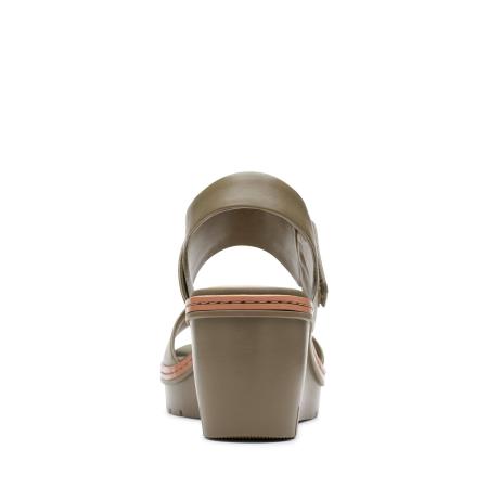 Женские босоножки Clarks Palm Stellar 26140233, оливковые