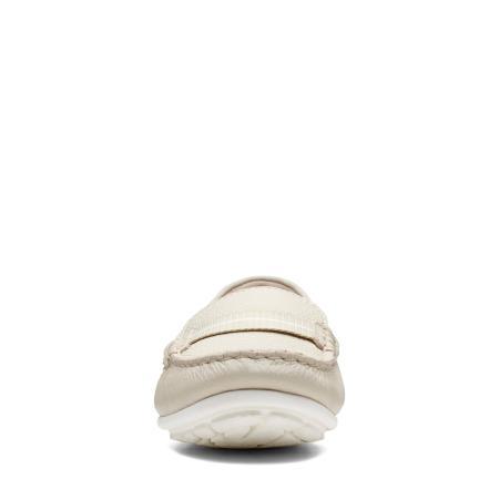 Женские мокасины Clarks Dameo Vine 26140090, белые Женские мокасины Clarks Dameo Vine 26140090, белые