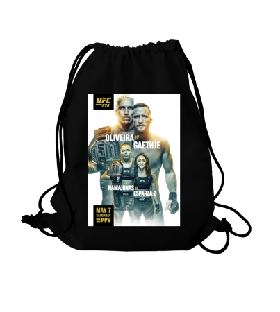 Рюкзак UFC274 DRAWSTRING BAG UFC EVENT 274 ENG UFCBPBL001129T, черный
