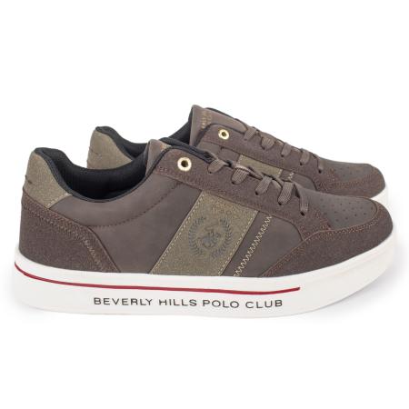 Мужские кеды Beverly Hills Polo Club DANIEL ORTEGA MIX BHM524106, коричневые