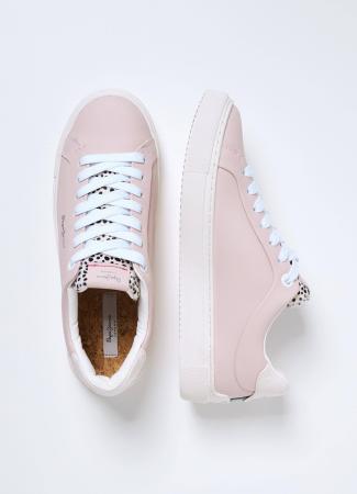 Женские кеды Pepe Jeans London ADAMS RIGA PLS31310, розовые