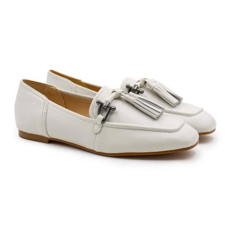 Женские лоферы Clarks Pure2 Tassel 26164422, белые