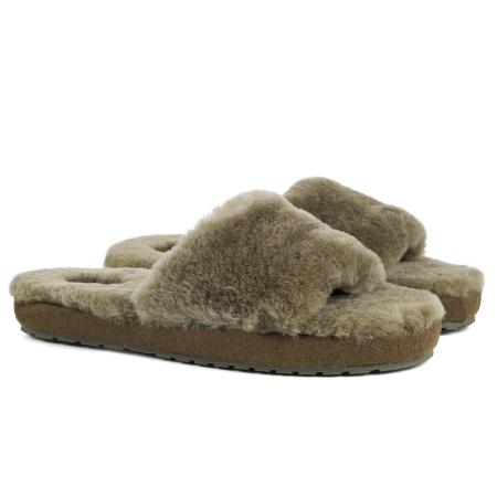 Женские тапочки EMU Australia Slipper Mckay W13088, оливковые