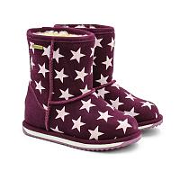 Starry Night Brumby K12166 - Детские сапоги EMU Australia, фиолетовые