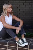 Hosier W13022 - Женские кеды EMU Australia, оливковые Hosier W13022 - Женские кеды EMU Australia, оливковые