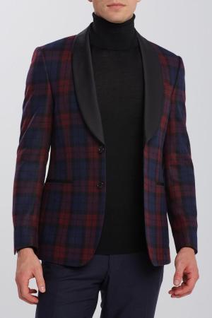 SLIM CHECK TUXEDO JACKET 7705122