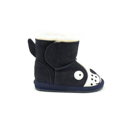 Детские ботинки из овчины (угги) EMU Australia Puppy Walker B12713, синие