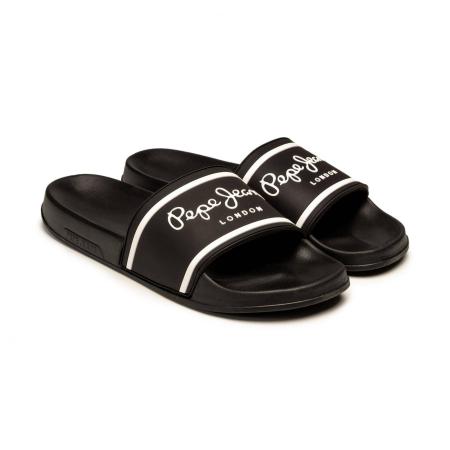 Мужские сланцы Pepe Jeans London SLIDER BASIC MAN PMS70079, черные