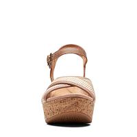 Clarks Elleri Plum 26171442 - Женские босоножки Clarks, бежевые