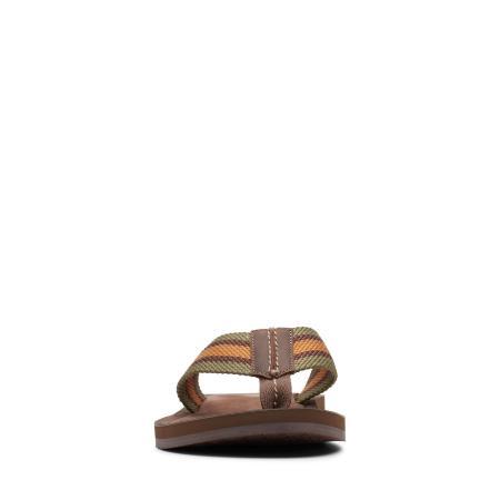 Мужские вьетнамки Clarks Lacono Post 26139850, оливковые Мужские вьетнамки Clarks Lacono Post 26139850, оливковые