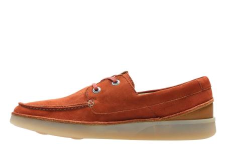 Мужские топсайдеры Clarks Oakland Sun 26141383, оранжевые