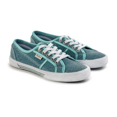Женские кеды Pepe Jeans London ABERLADY PLS30815, голубые