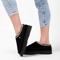 Slipper Sharky Adventure Scuff W13239 - Женские уличные тапочки EMU Australia, черные Slipper Sharky Adventure Scuff W13239 - Женские уличные тапочки EMU Australia, черные