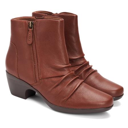 Женские полусапоги Clarks Emily Willow 26168159, коричневые