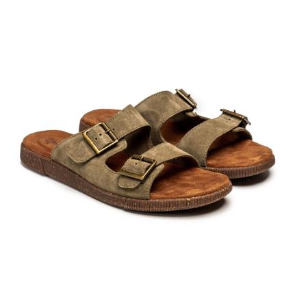 Мужские сланцы Clarks Vine Cedar 26139800, оливковые