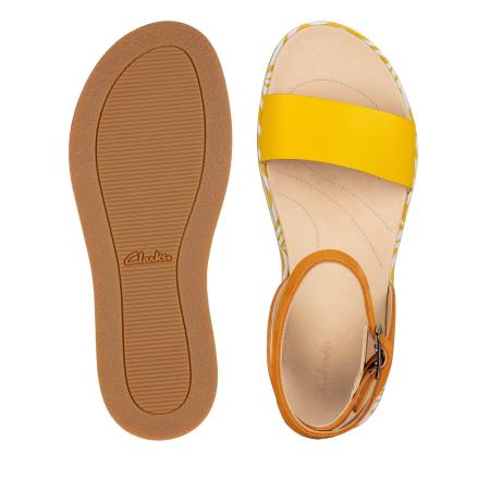 Женские сандалии Clarks Botanic Ivy 26150471, желтые
