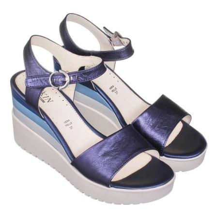 Женские босоножки Stonefly ELY 7 LAMINATED LTH 210765, фиолетовые