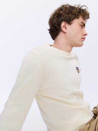 Мужской джемпер Gant COTTON C-NECK 8050185, белый