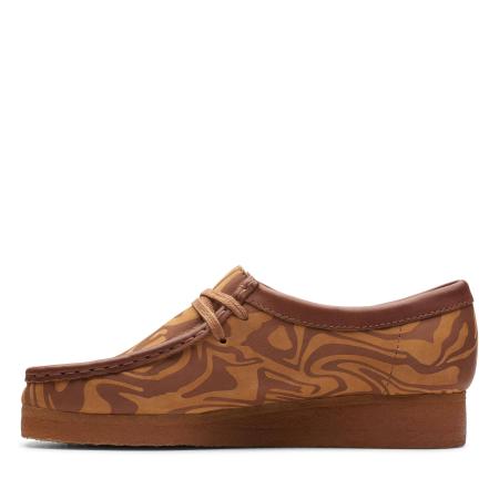 Женские полуботинки Clarks WallabeeWW Lo. 26147063, коричневые Женские полуботинки Clarks WallabeeWW Lo. 26147063, коричневые