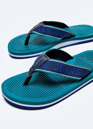 Детские вьетнамки Pepe Jeans London OFF BEACH TAPE PBS70038, голубые