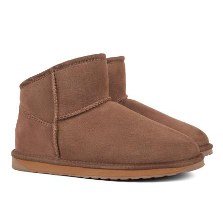 Женские полусапоги из овчины (угги) EMU Australia Aarons W13071, коричневые