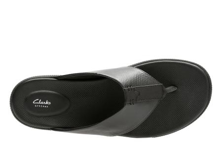 Мужские вьетнамки Clarks Vine Oak 26131954, черные
