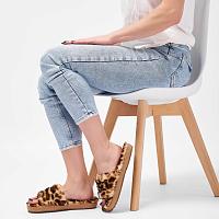 Slipper Mckay Leopard W13203 - Женские тапочки EMU Australia, мультиколор Slipper Mckay Leopard W13203 - Женские тапочки EMU Australia, мультиколор