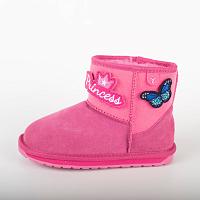 Wallaby Mini Play K12748 - Детские ботинки из овчины (угги) EMU Australia, розовые