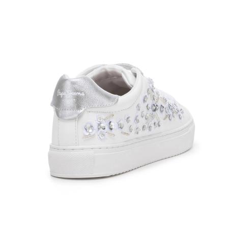 Женские кеды Pepe Jeans London ADAMS PLS30851, белые