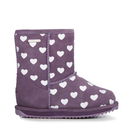 Детские сапоги EMU Australia Brumby Heart K11829, фиолетовые Детские сапоги EMU Australia Brumby Heart K11829, фиолетовые